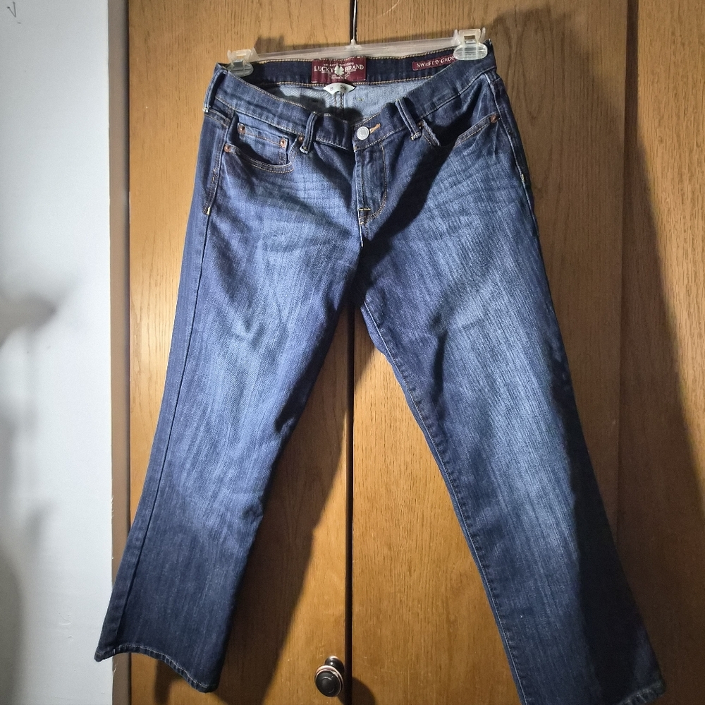 Lucky Brand Sweet'n Crop Ladies Jeans Sz 8/29 Midrise